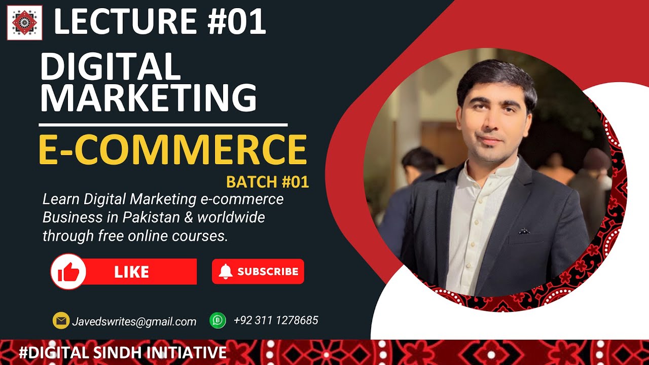Digital Marketing E-Commerce Lecture #01 