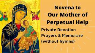Mother Of Perpetual Help Novena Without Hymns Original Version 