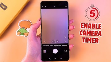 POCO F6: How to Set Up the Camera Timer