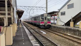 奥羽本線　普通弘前行　658M 川部駅発車　701系(5両) 2021.3.6