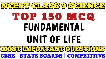 Best MCQ The Fundamental Unit of Life Class 9 Cell Full Chapter