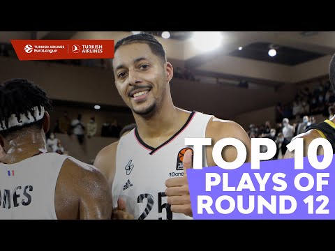 Top 10 Plays | Round 12 | Turkish Airlines EuroLeague