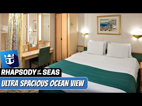 Rhapsody of the Seas Ultra Spacious Ocean View walkthrough tour