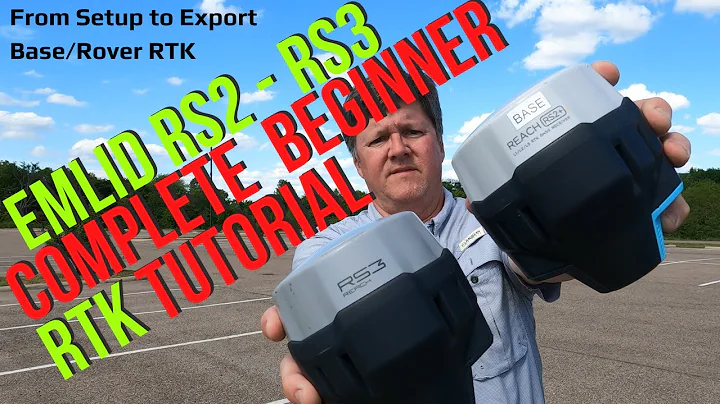 Emlid RS2+ / RS3 Complete Beginner Setup Video - From RTK Setup to Exporting Data