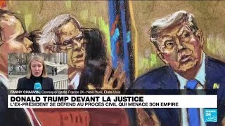 Donald Trump devant la justice : l'ex-président se défend au procès civil qui menace son empire
