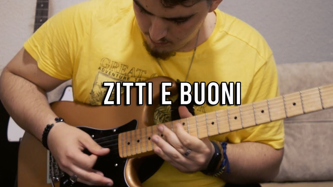 ZITTI E BUONI ( MÅNESKIN EUROVISION 2021 ) Electric Guitar Cover By