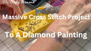 Massive Cross Stitch Conversion Project || Diamond Painting WIP & Chat ||