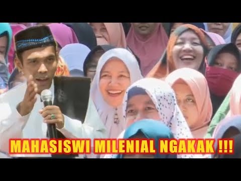 # MAHASISWI MILENIAL NGAKAK DENGAR CERAMAH LUCU UAS! Tausiyah Penyejuk Hati Ustadz Abdul Somad