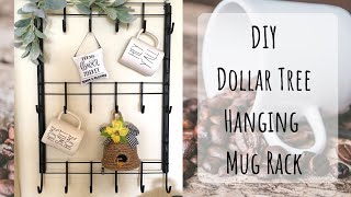 DIY Dollar Tree Mug Rack
