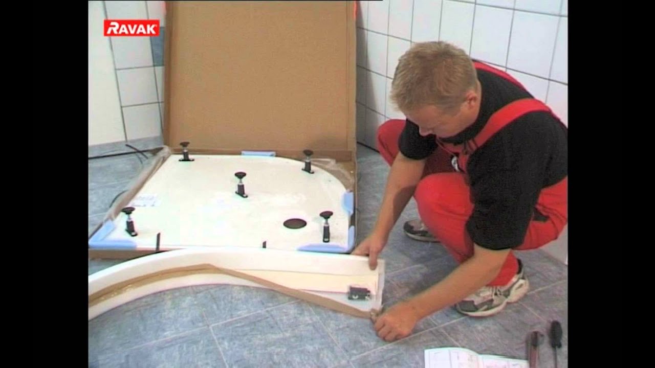 Ravak telepÃtési videó öntött műmárvány zuhanytálcák youtube
