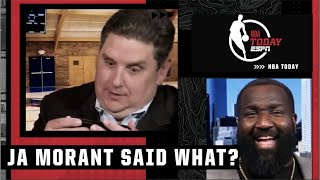 Brian Windhorst channels MJ's ‘The Last Dance’ face reacting to Ja Morant’s comments 😆