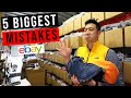 5 biggest mistakes I made as an ebay reseller
