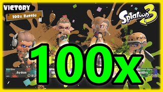 100x Battle (Open) from my Stream || Splatoon 3