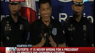 Duterte to human rights groups: Go to hell