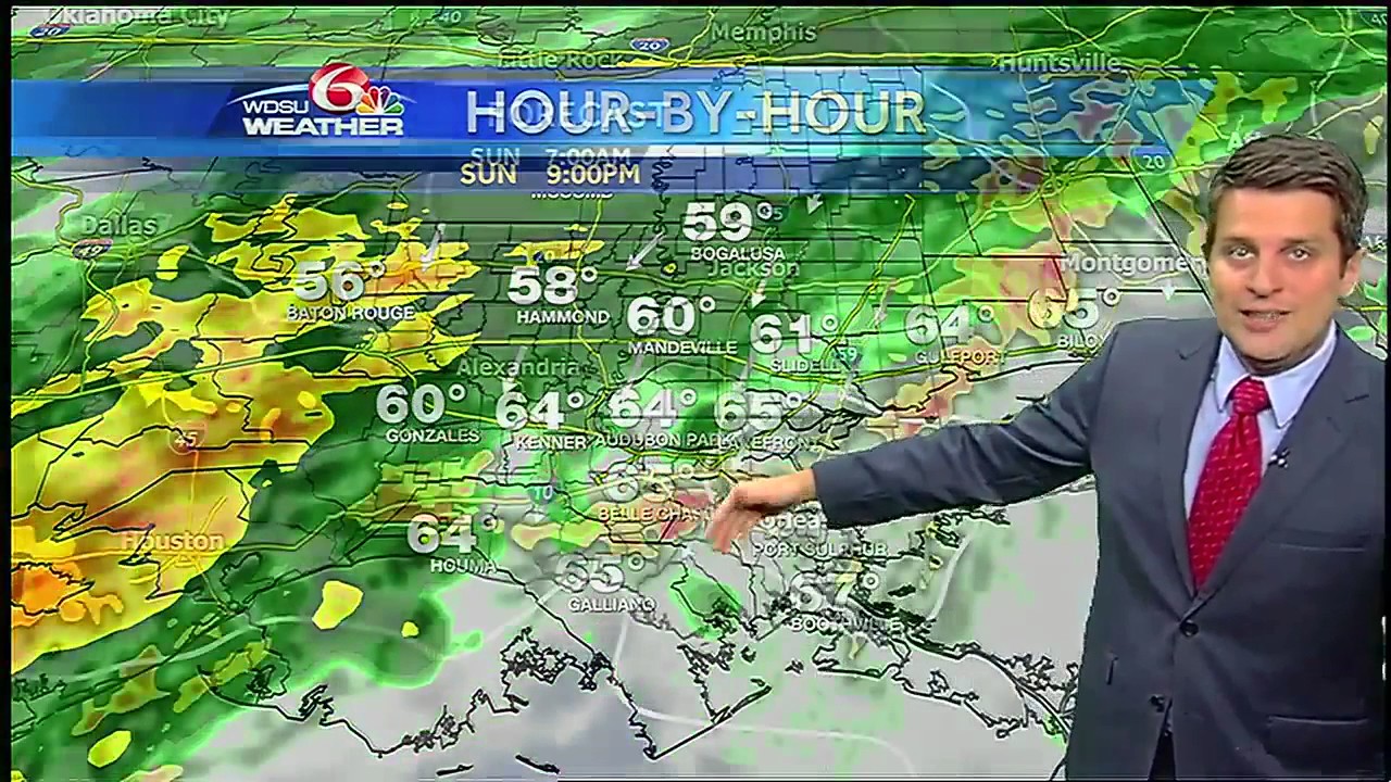 Sunday forecast: Cloudy with scattered showers - YouTube