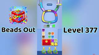 🎮 Beads Out Level 377 Walkthrough 🧩 | Tricky Bead Puzzle Solution | Mini Boss