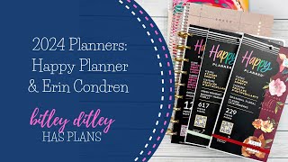 2024 Planner Stack | Erin Condren Focused Teacher Planner + Classic Happy Planner