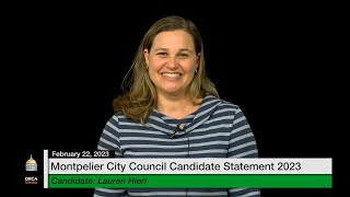Times Argus - Lauren Hierl - Montpelier City Council Candidate Statement