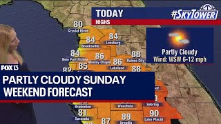 Tampa weather: Partly cloudy Sunday