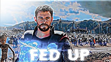 Fed Up ft.Thor 🥵 | Thor Edit 😈🔥 | KingOm Editz