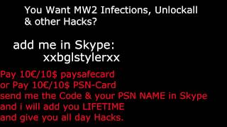 [PS3/MW2] Unlockall, Infections Hacks, CFG Menu & More!