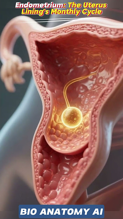 Endometrium Explained | Uterus Lining and Menstrual Cycle #menstruation #reproductivehealth #shorts