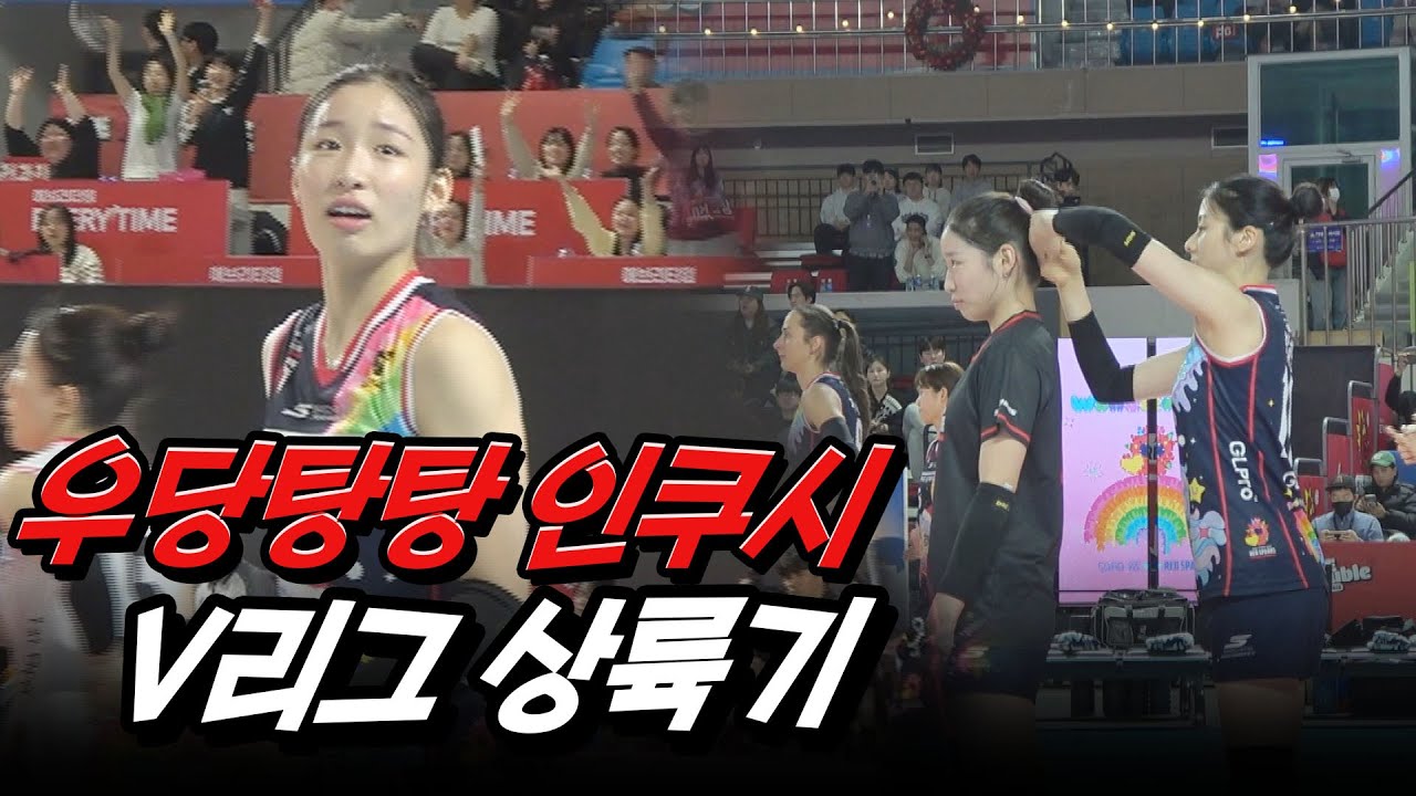 '아직은 어리둥절' 넵쿠시-진지쿠시-포효쿠시 V리그 데뷔전 l 현장직캠 l V리그