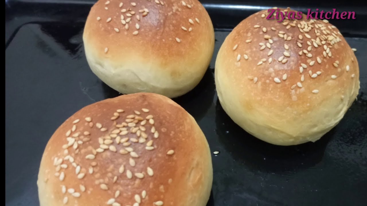 Burger Bun Recipe / With And Without Oven / Very Soft And Fluffy / Home