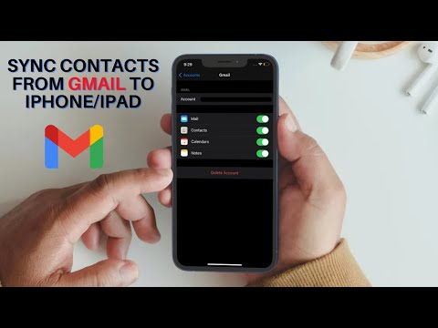 How to Sync Contacts from Gmail to iPhone/iPad in iOS 15