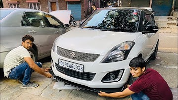 My Swift Getting Splitter Installed ‘Sporty Car Ban Gaye ‘