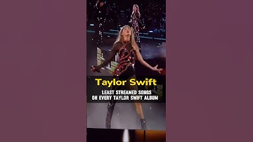 The 5 least streamed songs of Taylor Swift - which of these doesn’t deserve to be in the list?