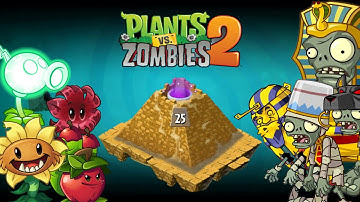 Plants vs. Zombies 2: Beating the Pyramid of Doom! Endless Levels Challenge Part 1