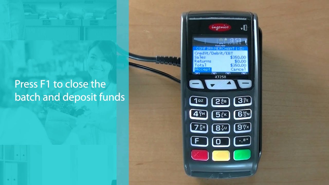 05 Ingenico iCT250 Batch Settlement HD - YouTube