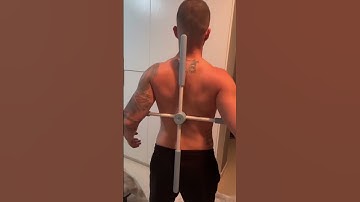 Say goodbye to slouching and hello to good posture with the posture pole ❤️❤️ #shorts