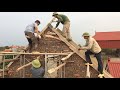 Excellent Roof Construction Project Engineering Construction Of Steep Concrete Roofs On Gable