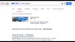 Effectuer une recherche google à l'aide d'une image