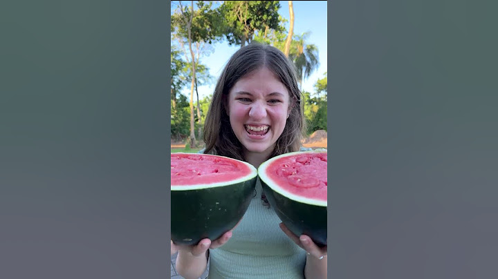 She ate all the watermelon gummies 🍉