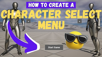 How To Create A Character Selection Menu - Unreal Engine 5 Tutorial