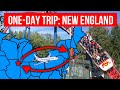 Flying Across the USA and Back in a Day to Ride Coasters | Six Flags New England One-Day Trip #1