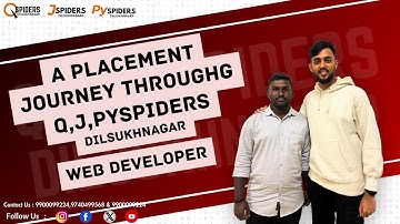 A Placement journey through Q,J,Pyspiders Dilsukhnagar | 2.4 LPA |  Web Developer |