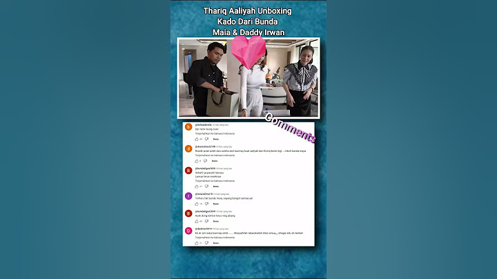 Thariq Aaliyah Unboxing Kado Dari Bunda Maia & Daddy Irwan  #aaliyah #thariqhalilintar