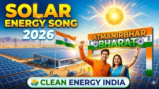 Solar Energy Song 2026 | Atmanirbhar Bharat Song | Clean Energy India | Sourav Manna