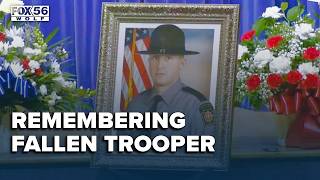 Funeral service held for fallen Pennsylvania State Trooper killed in line of duty