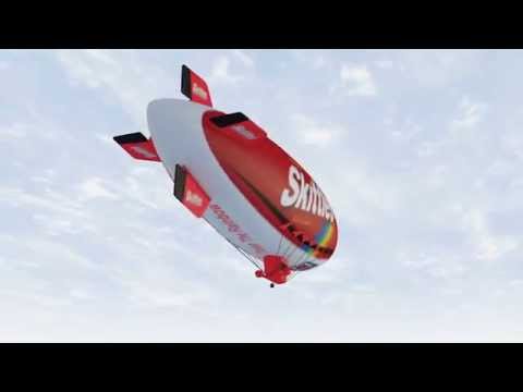 Download Skittles Blimp Mock-Up By Van Wagner Aerial Media LLC ...