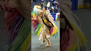 Ladies fancy dancer🪶✨ #indigenous #powwow #fancy #dance #beauty #culture #festival #shorts