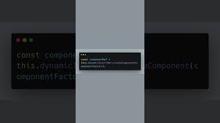 Angular Dynamic Components Magic #Angular