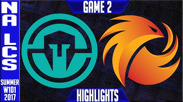 Immortals vs Phoenix1 Game 2 Highlights - NA LCS Summer Split 2017 W1D1 - IMT vs P1 G2