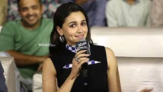 Alia Bhatt Sings Oo Antava Mava Song Infront Of Samantha | Super Fun 👌😂 | #JIGRA