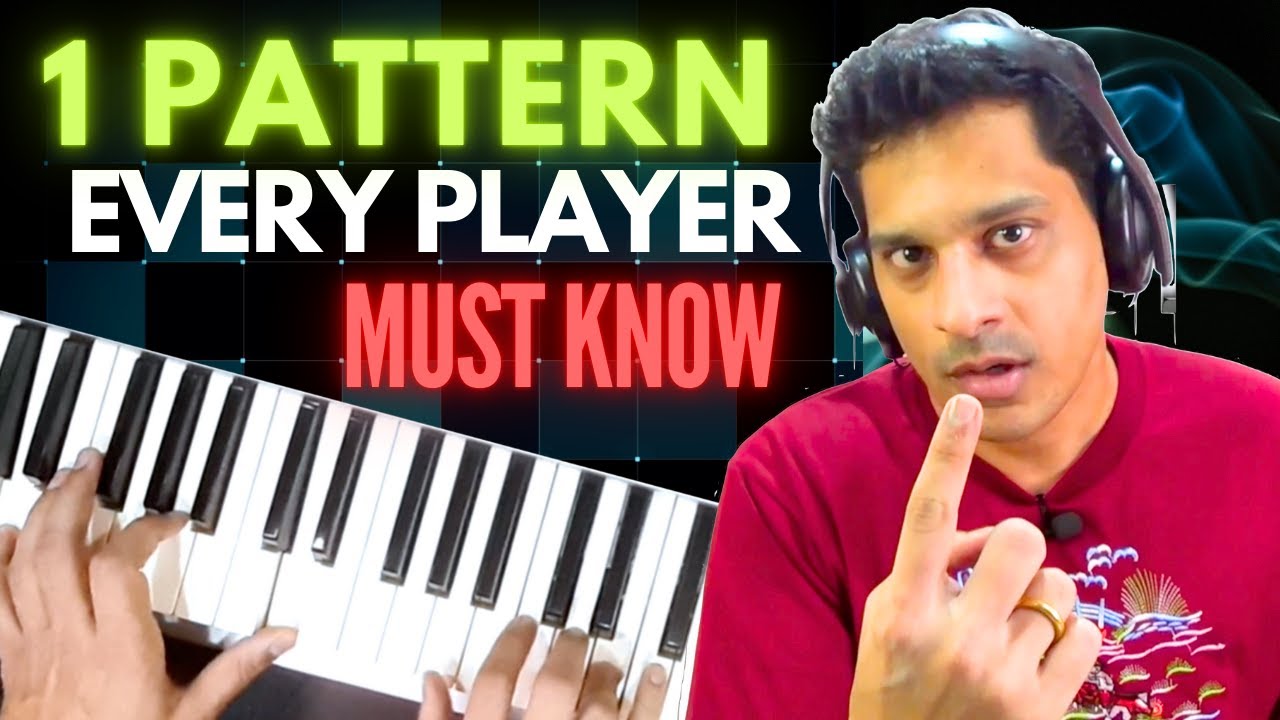 Easy Piano Hindi Songs Pattern | Piano Chords Easy Lesson Hindi