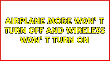 Ubuntu: Airplane mode won